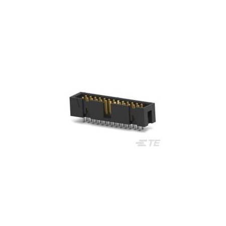 Te Connectivity IDC LOW PRO HDR 26P VERT HT BLACK 1761681-9